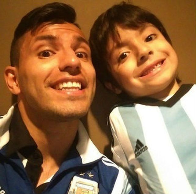 Agüero demandó a Giannina Maradona porque no lo dejó ver a Benjamín