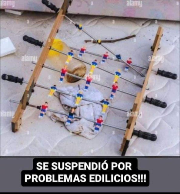 Se suspendió Unión-Lanús por destrozos en el estadio y aparecieron los memes
