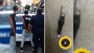 La lesionado y el autor del ataque son personas en situación de calle. El agresor fue detenido y la víctima fue trasladada al hospital con una herida en la pierna.