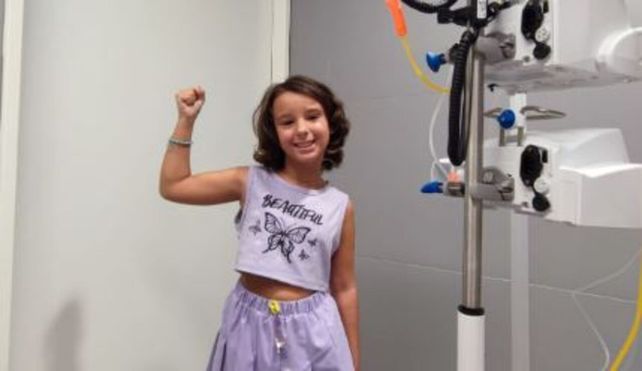 La pequeña Lara lucha contra un neuroblastoma desde 2019.