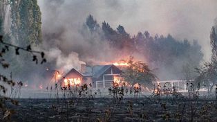 La lluvia salvó de un incendio aún más trágico a la Comarca Andina