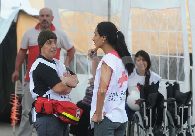 Asistencia. Desde la Cruz Roja esperan lograr una mayor interacción con los ciudadanos / Foto: Manuel Testi - Uno Santa Fe