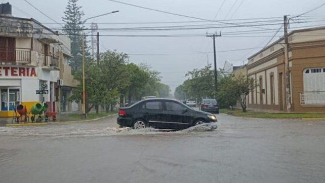 Más de 200 mm de lluvia cayeron en 30 horas en la ciudad de Vera