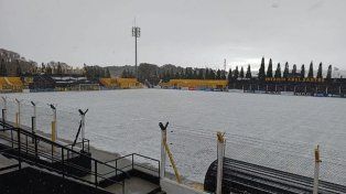 Así quedó el estadio del equipo de Puerto Madryn.