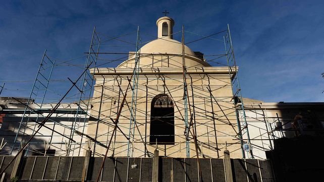 Tiene un avance del 90% la puesta en valor de la capilla Norte de la iglesia San Miguel