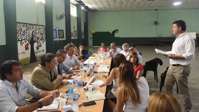 en acción. El gabinete