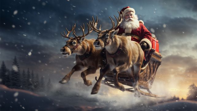 ¿Dónde está Papá Noel? Seguí en vivo el viaje en trineo gracias a Google