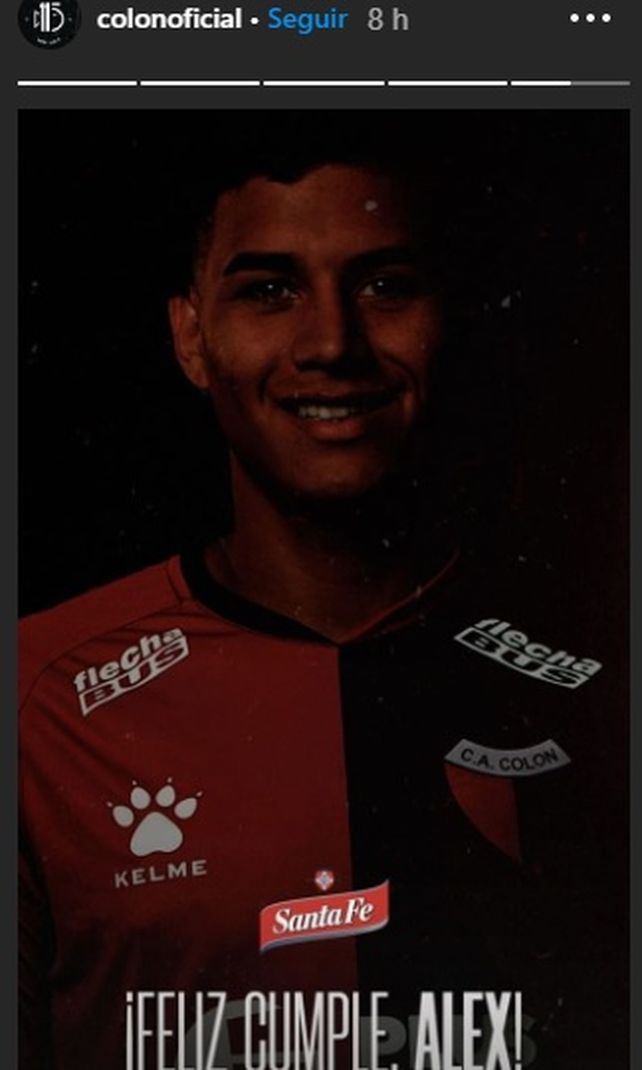 El defensor rojinegro fue saludado en las redes de Col&oacute;n