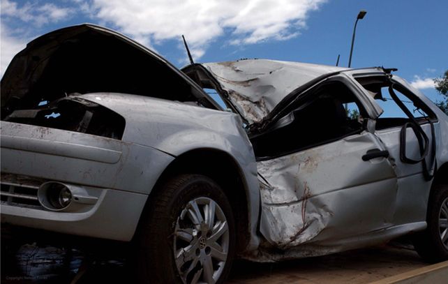 Alta velocidad. Así quedó el coche donde murió Aranxta Chanquía
