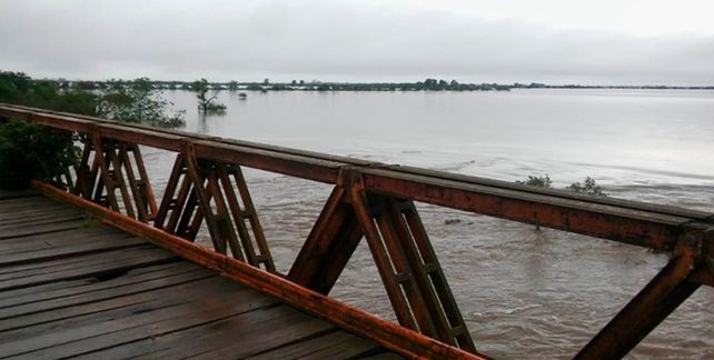 Así está Nogoyá tras las lluvias torrenciales