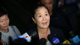 Keiko Fujimori llamó a conferencia de prensa luego de mantener silencio durante todo el lunes.&nbsp;