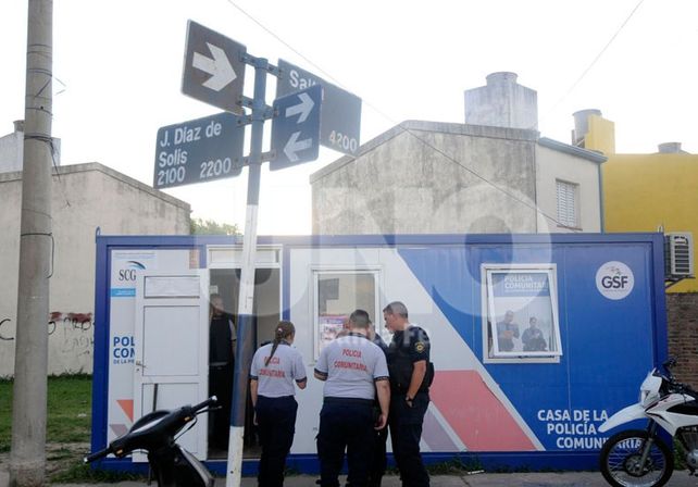 El copamiento a la sede de la Policía COmunitaria