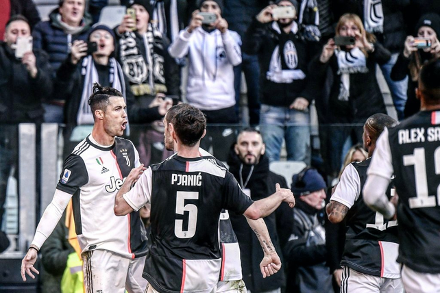 Juventus goleó a Fiorentina con doblete de Cristiano Ronaldo