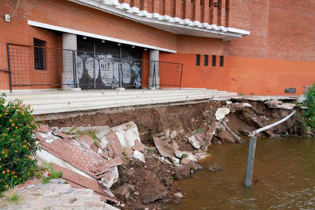 No descartan nuevos desmoronamientos de la explanada del parque España