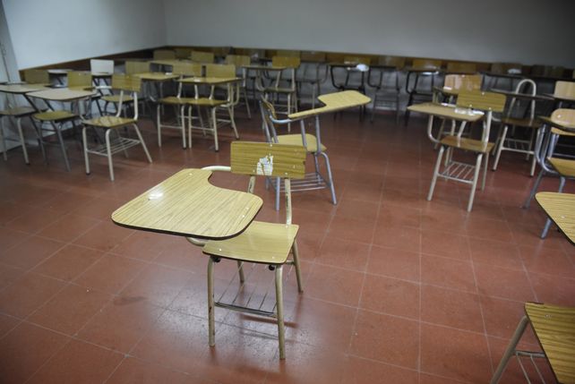 Las aulas de las universidades dependientes de la UNR volverán a estar vacías mañana.&nbsp;