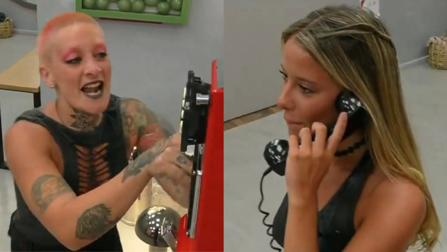 El teléfono rojo se sumo a la casa de Gran Hermano para agregarle dinámica a a competencia. Las llamadas nominaron a una participante y el dieron inmunidad a otra