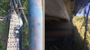 Vandalizaron una red de media tensión que abastece a la costa