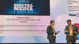 La plataforma móvil UNO ganó dos premios en los World Digital Media Awards