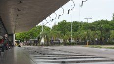 Las terminales del país, vacías hace meses. Las terminales del país, vacías hace meses.