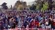 Una edición anterior de la mini Maratón, tan populosa como la que se espera para este domingo a las 1o, en parque Alem.