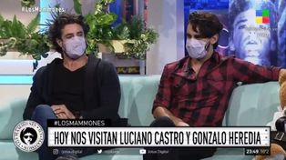 Luciano Castro y Gonzalo Heredia este martes en Los Mammones.&nbsp;