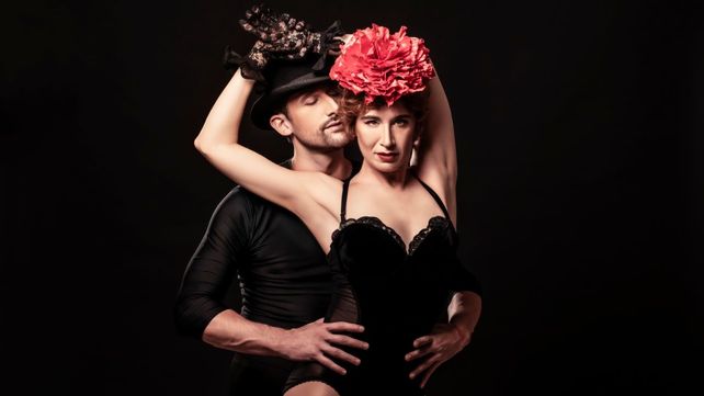 Manuel Rosso y Romina Fos como Bob Fosse y Gwen Verdon en Gwen