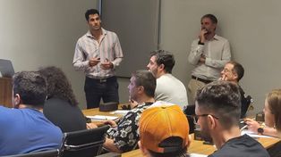 Franco Armentano, gerente de Producto Mobile de Samsung Argentina, brindó detalles de los nuevos equipos.