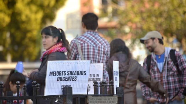 Protesta. Los docentes entrerrianos volverán a debatir esta semana sobre el plan de lucha.&nbsp;