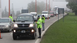 Realizaron un megaoperativo de control vehicular sobre la ruta nacional 168