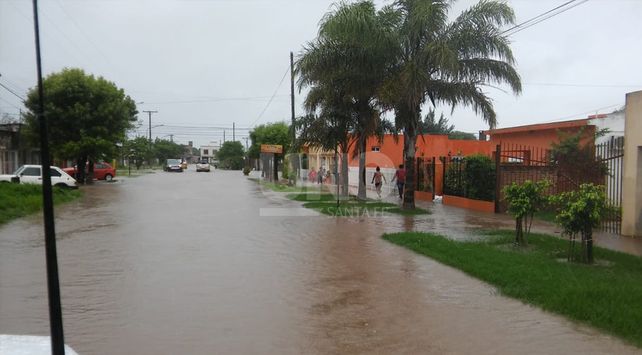 Cayeron 170 milímetros durante la mañana de este martes&nbsp;en Villa Minetti