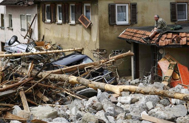 Graves inundaciones en el sur de Alemania