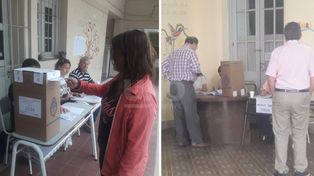 En la ciudad, al igual que en el resto del país, comenzaron los comicios