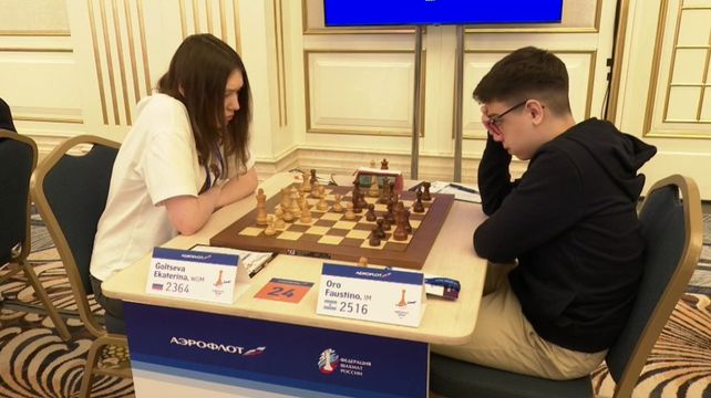 La GM rusa Ekaterina Goltseva tenía contra las cuerdas a Faustino