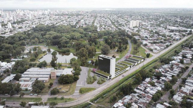 Las imágenes de lo que será la Estación Policial Sur