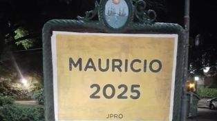 Mauricio 2025,&nbsp;la consigna que utilizó la militancia del partido amarillo para alentar la postulación del exmandatario
