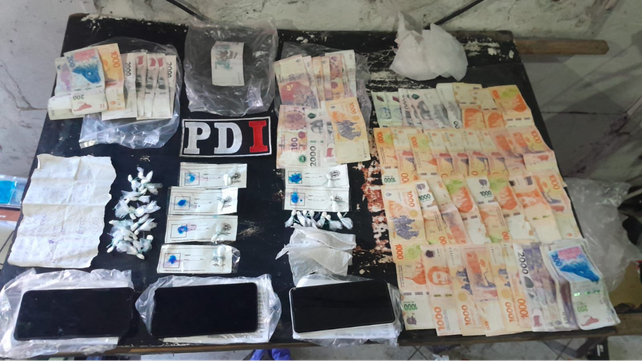 Investigación por microtráfico. Partes de los elementos incautados en los allanamientos en barrio San Francisquito.