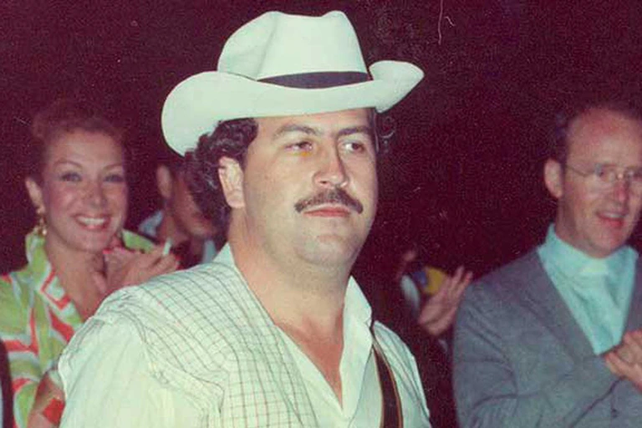 El capo narco Pablo Escobar.