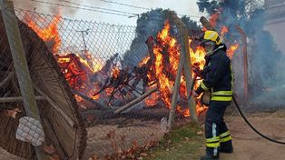 Dos menores involucrados en el incendio del predio Multieventos.&nbsp;