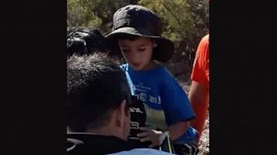 El nene perdido en San Juan asegura haber estado con el viejo de la bolsa
