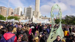 Una manifestación exigió que continúe vigente el sistema único de Prestaciones Básicas de Atención Integral a favor de las Personas con Discapacidad.