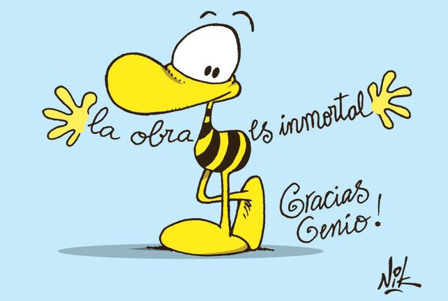 Caloi, el homenaje de tinta de los colegas