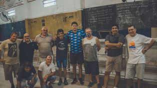 La dirigencia del club Tiro Federal de Paraná.