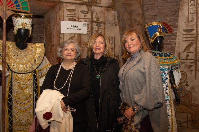 Irma Cardonnet, Magdalena Aliau y Gilda Saccone