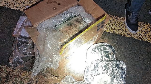 Incautaron marihuana que era trasladada en una encomienda