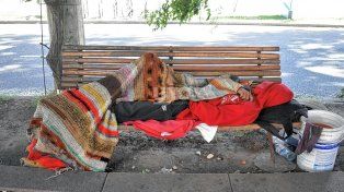 180 personas que se ven obligadas a vivir en la calle en la ciudad de Santa Fe.