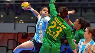 La Garra, Selección Argentina Femenina de Handball, perdió con Brasil en el Mundial de España.&nbsp;