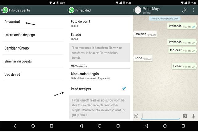 Ya está la versión de WhatsApp que permite eliminar el doble tilde azul