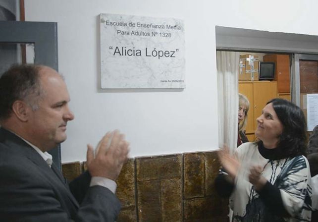 La EEMPA Nº 1.328 recibió el nombre de Alicia López, docente desparecida en la última dictadura