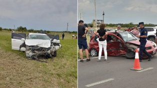 Choque en rutas 32 y 127: cinco heridos, uno de ellos grave&nbsp;