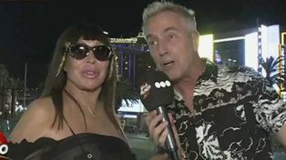 Moria Casán y Marley pasearon por las calles de Las Vegas en el programa Por el mundo.